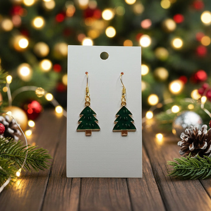 Festive Fir Dangle Earrings