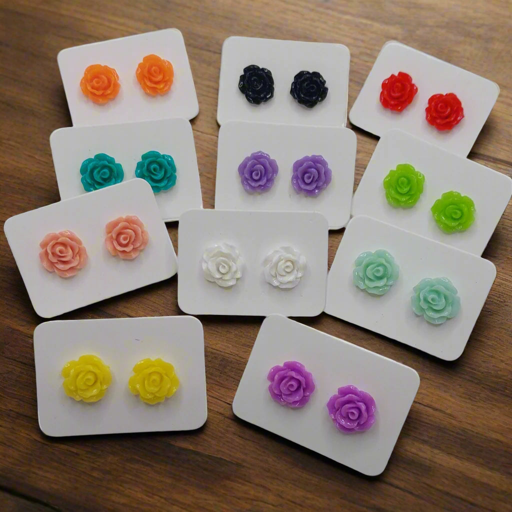 Flower Earrings (10mm)