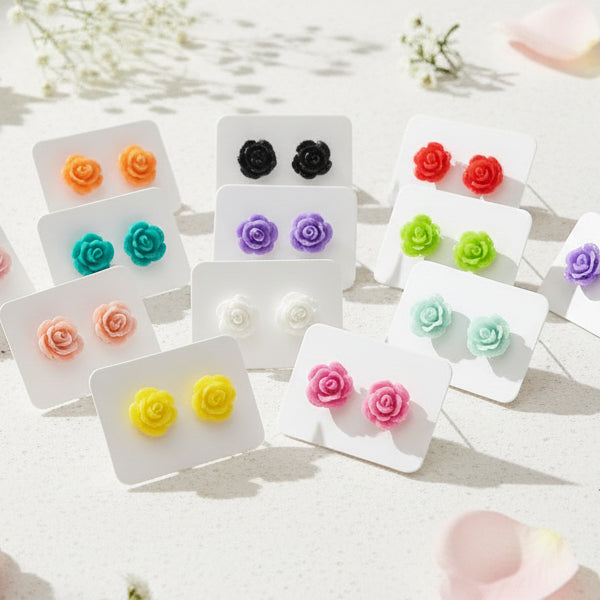 Flower Earrings (10mm)