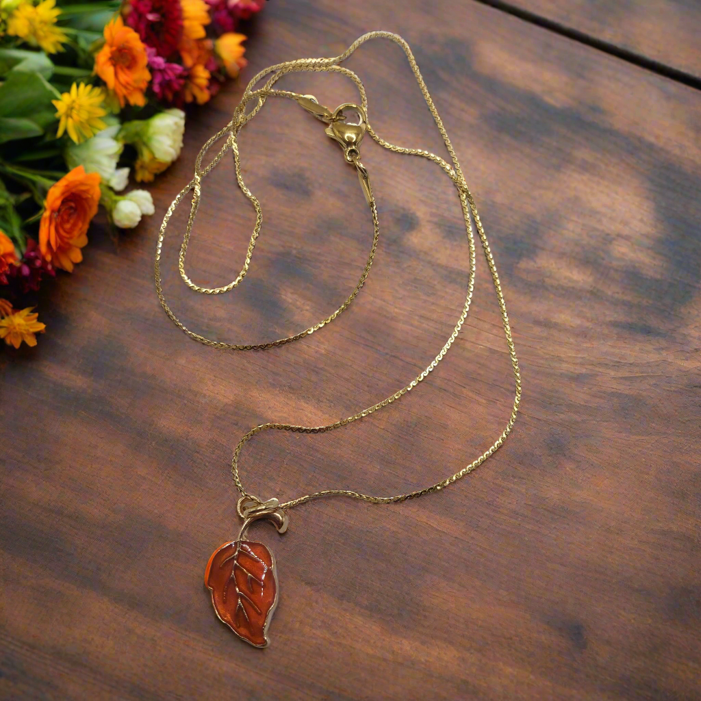 Autumn Leaf Necklace