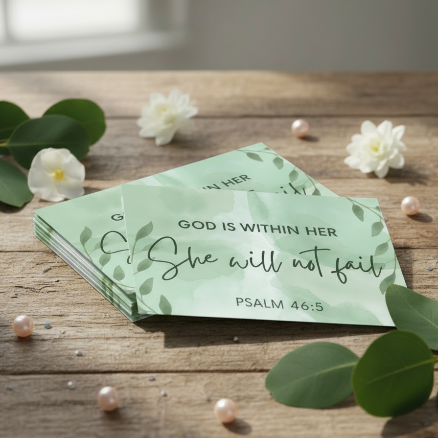 God Is Within Her Cards