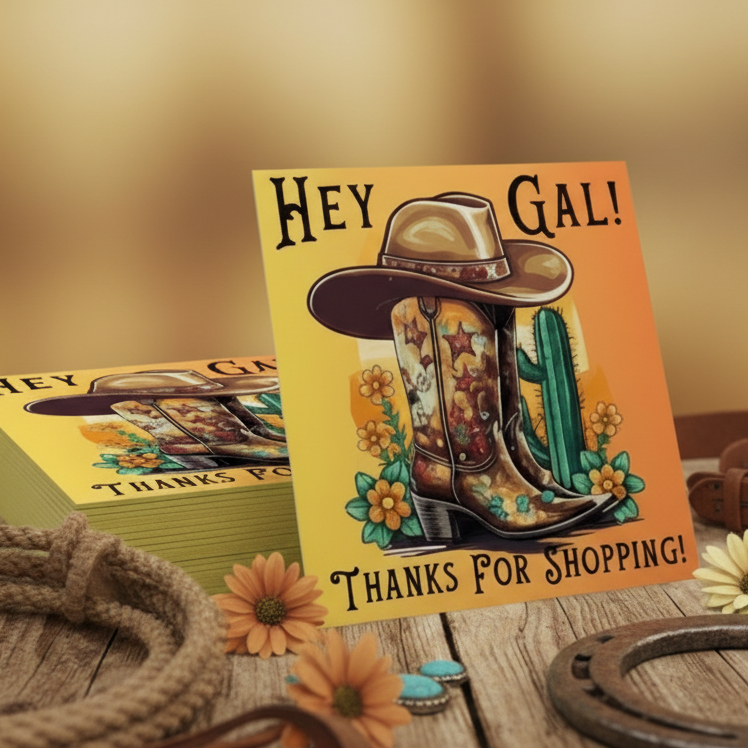 Hey Gal, Thanks for Shopping Cards