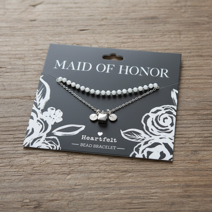 Maid of Honor Beaded Bracelet