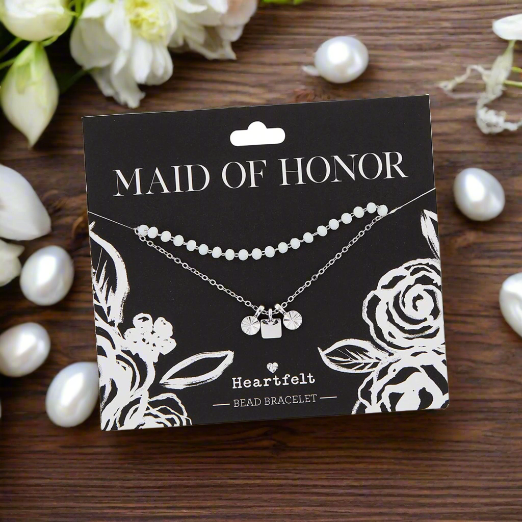 Maid of Honor Beaded Bracelet