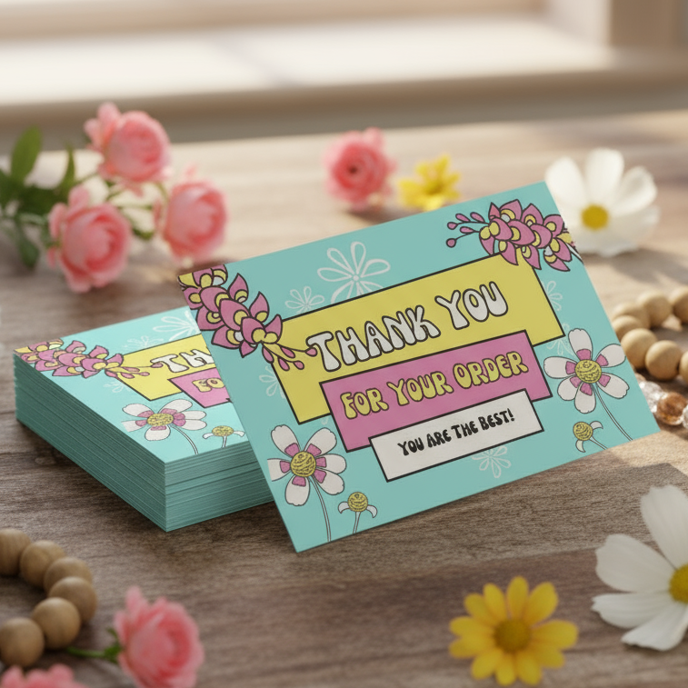 Thank You For Your Order - You Are the Best Cards