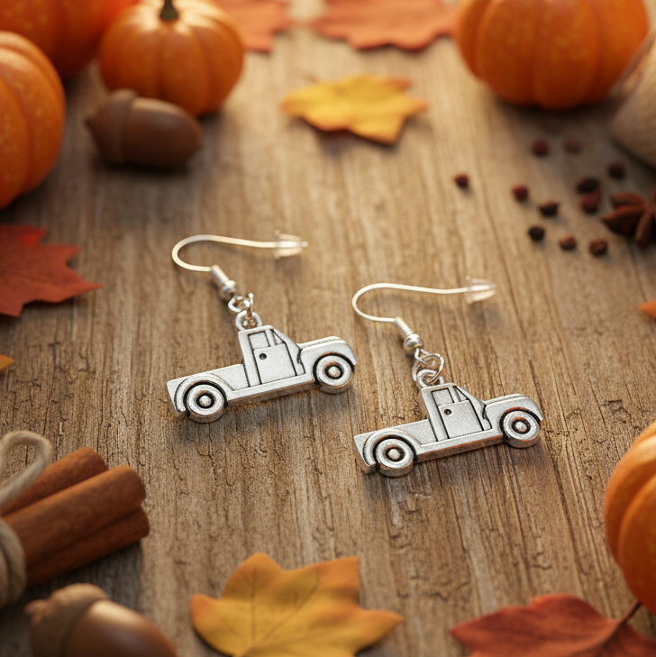 Truck Dangle Earrings
