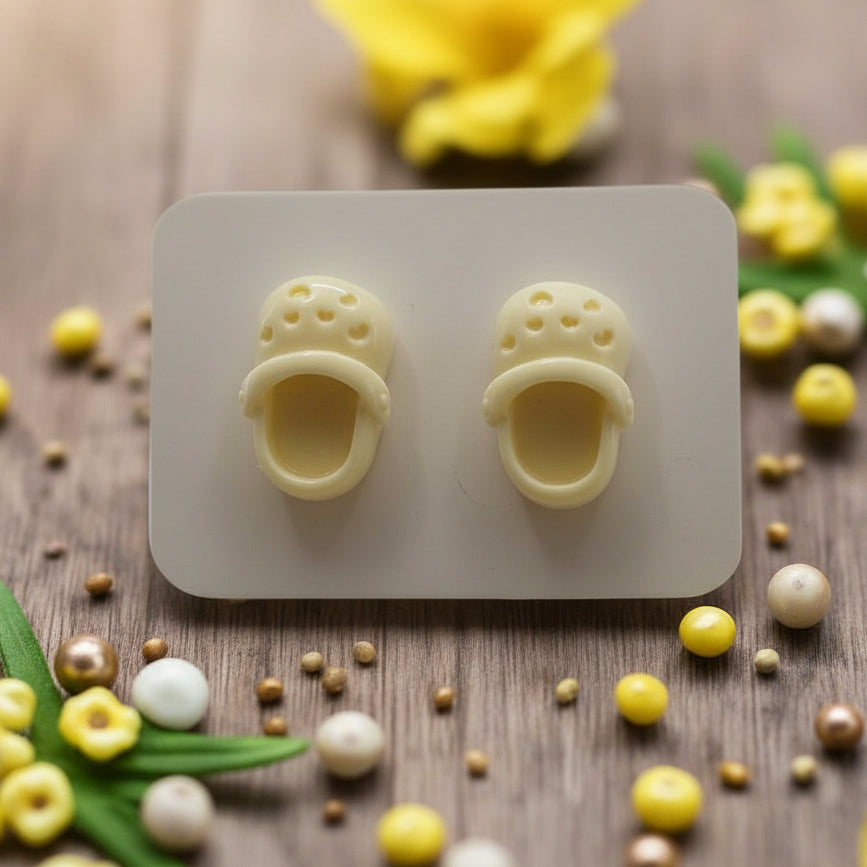 Yellow Clog Earrings