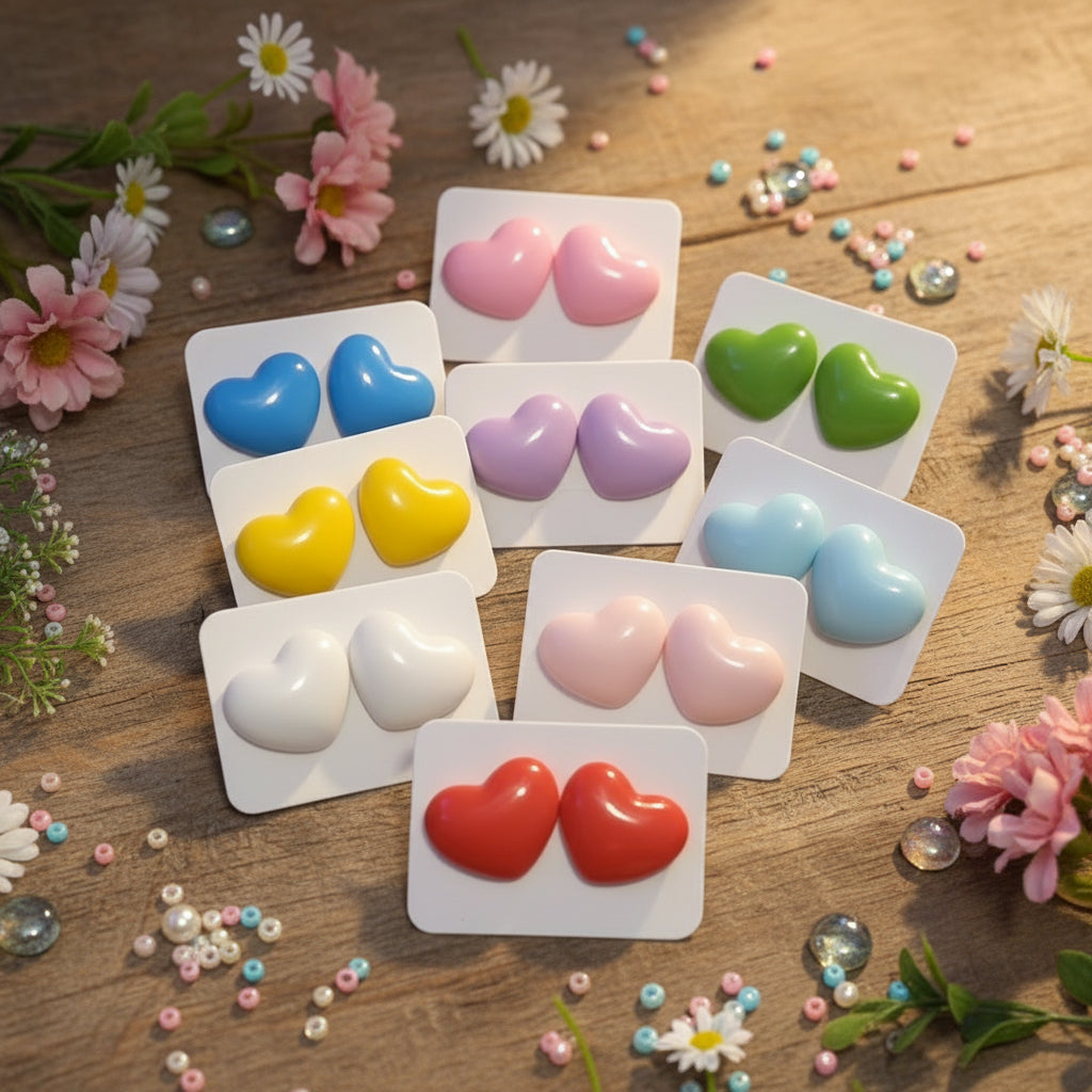 Heart Earrings (15mm)