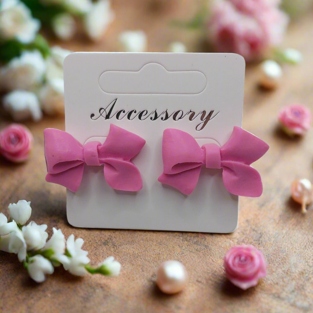 Pastel Bow Earrings