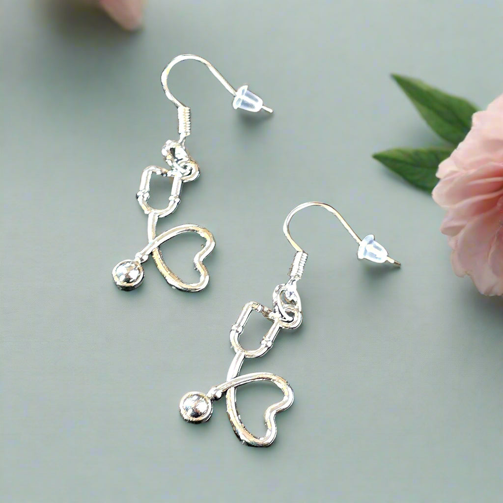 Stethoscope Dangle Earrings
