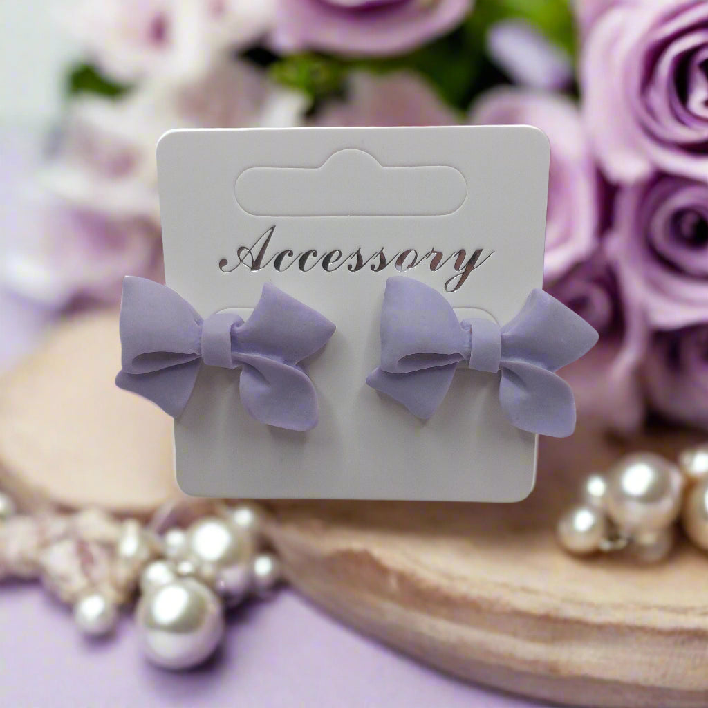 Pastel Bow Earrings