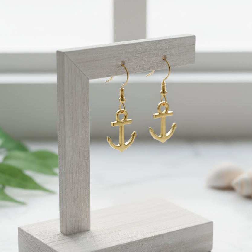 Anchor Dangle Earrings