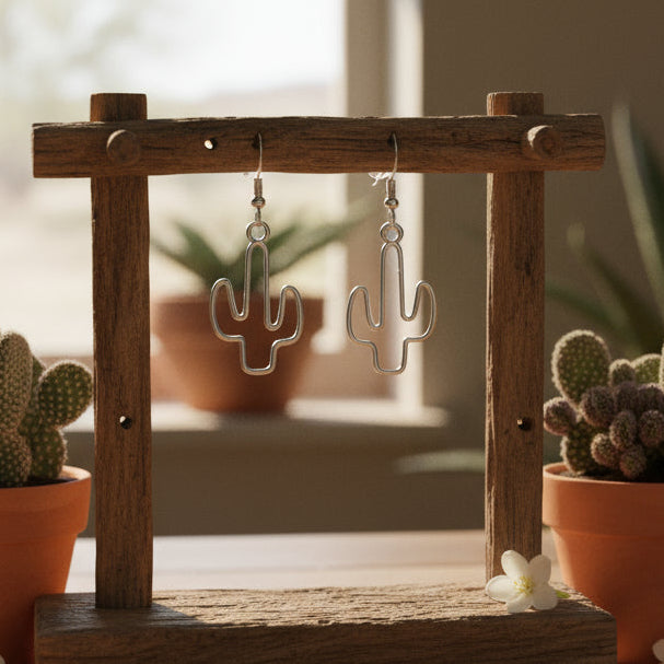 Cactus Dangle Earrings