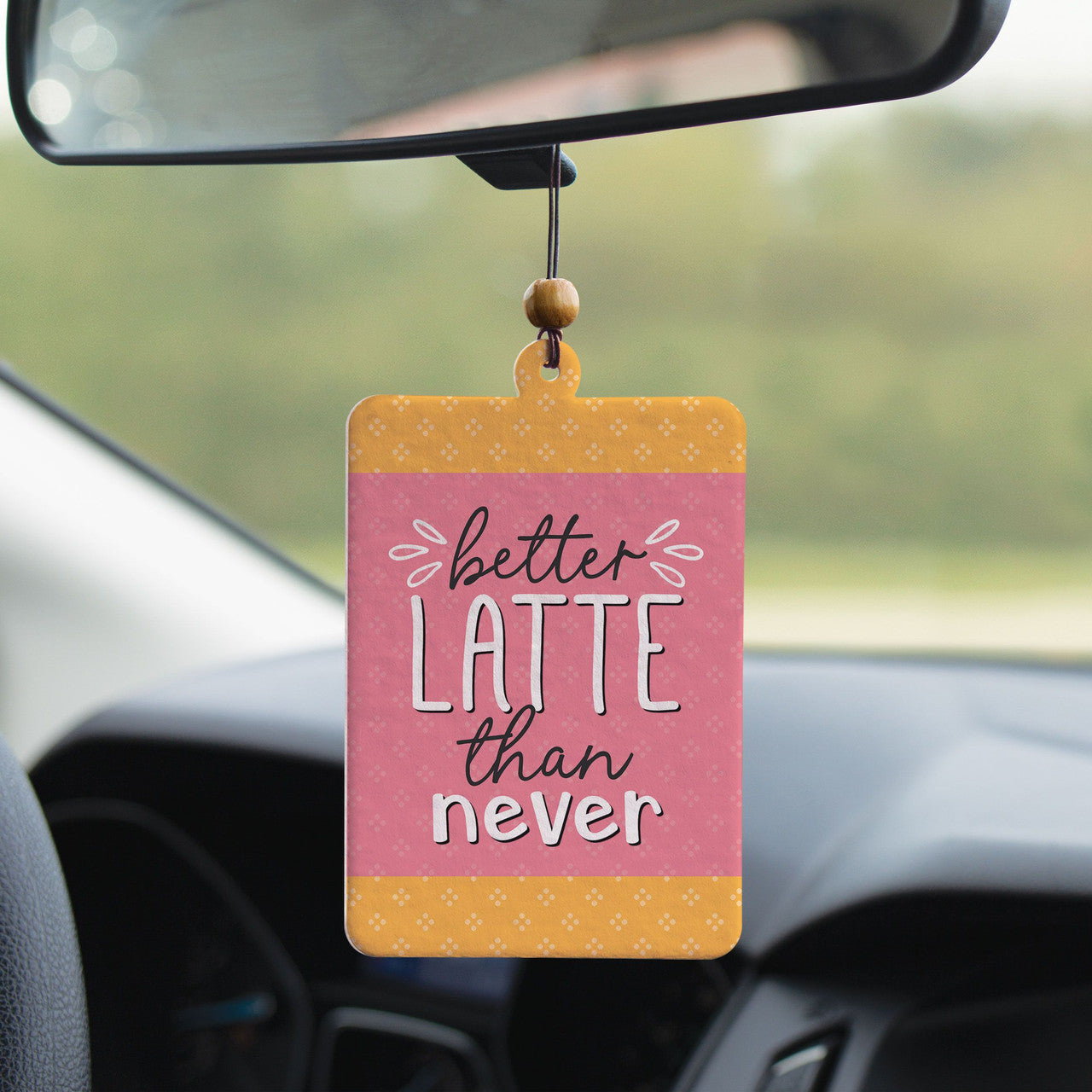 Better Latte Than Never Air Freshener