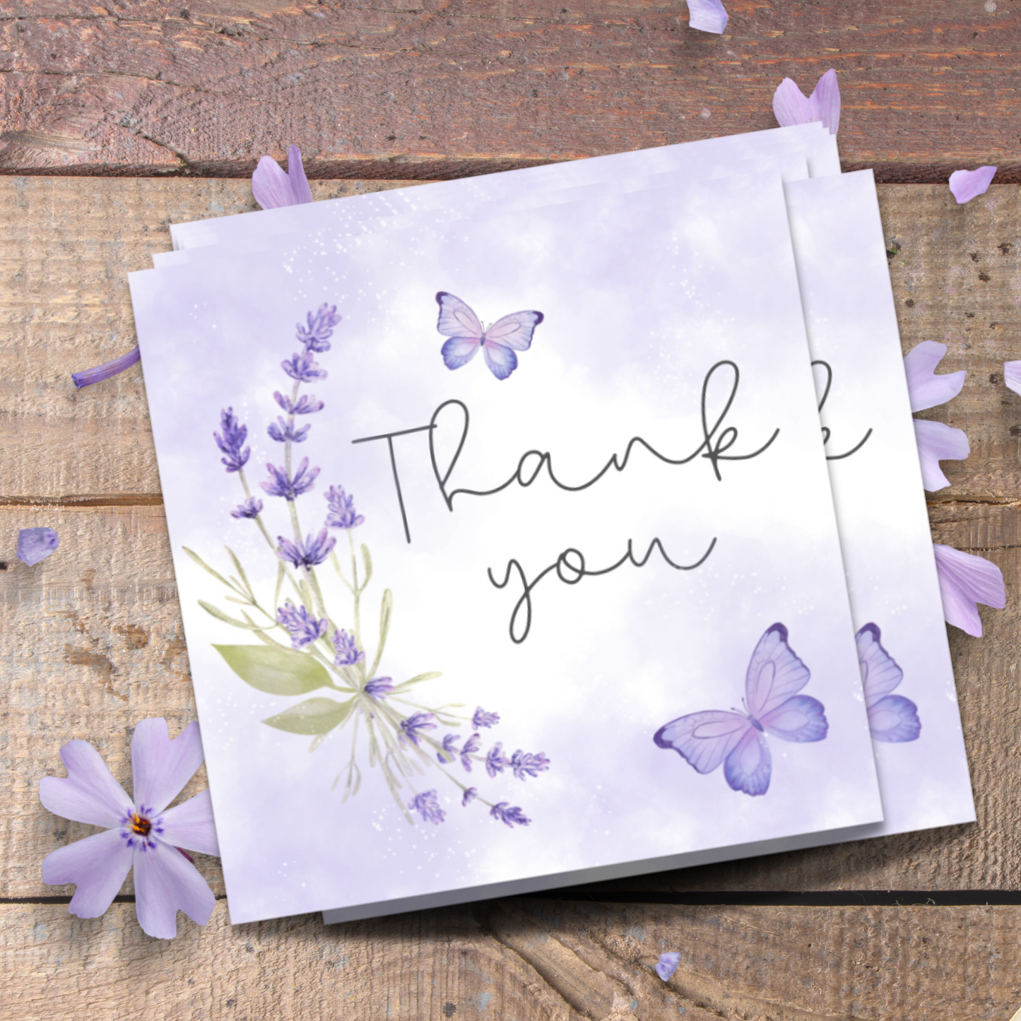 Butterflies - Thank You Cards