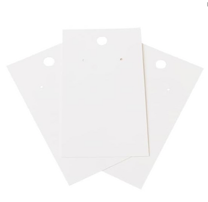 Earring Display Cards, 1.96" x 3.14" (Pack of 50)