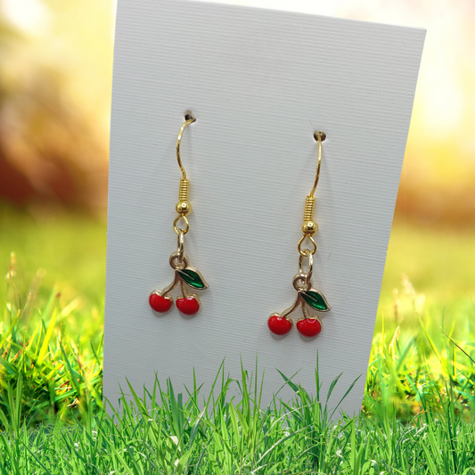 Cherry Dangle Earrings