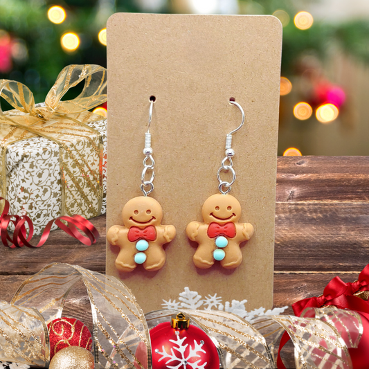 Gingerbread Dangle Earrings