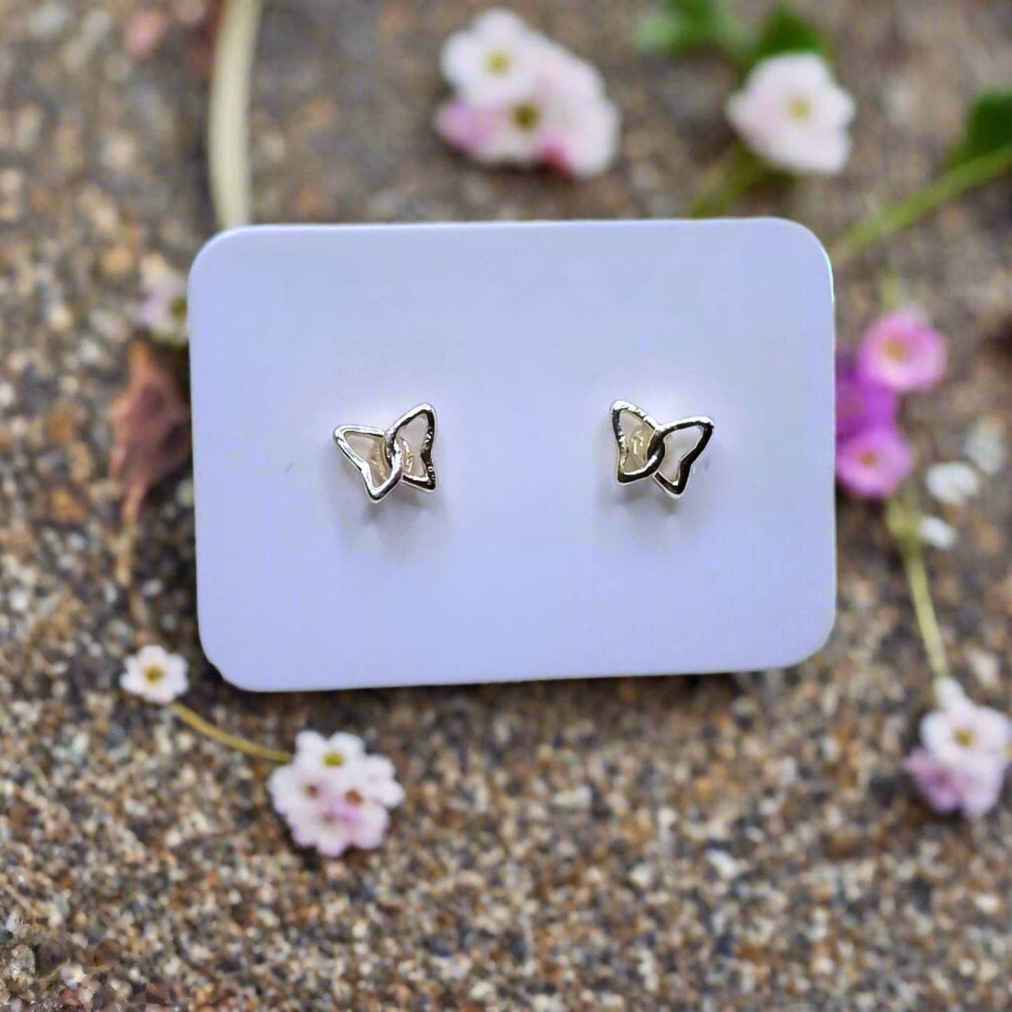 Golden Butterfly Earrings (5mm)
