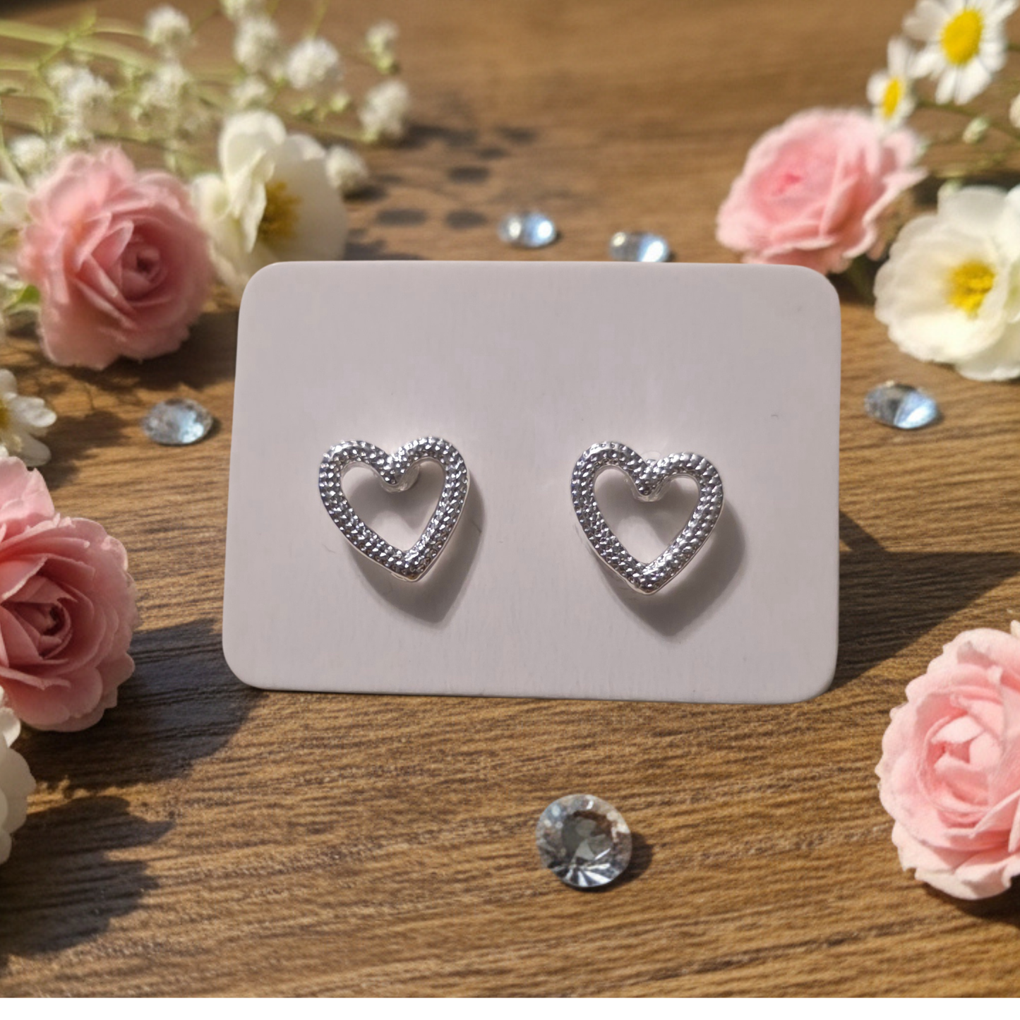 Heart Earrings (8mm)