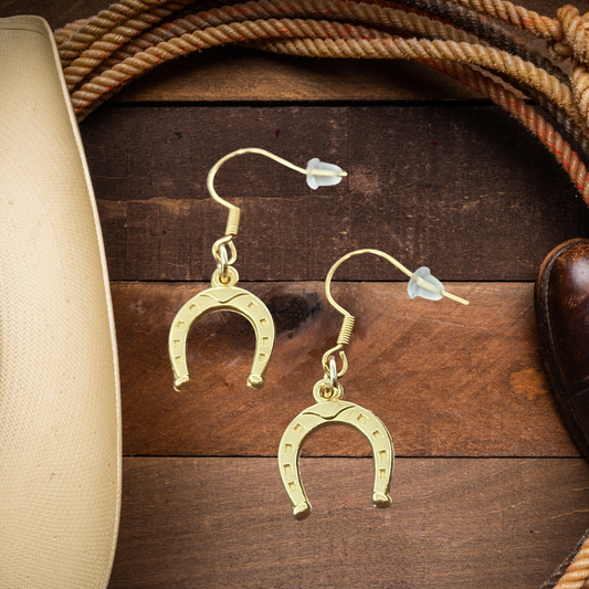 Horseshoe Dangle Earrings