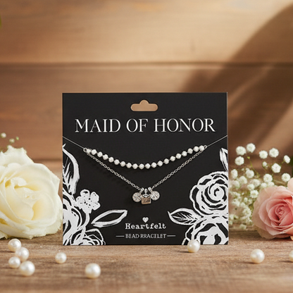 Maid of Honor Beaded Bracelet