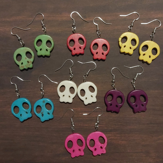 Skull Dangle Earrings