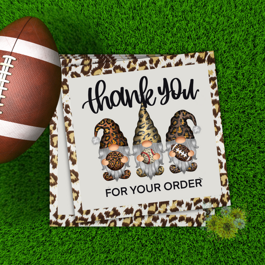 Sports Gnomes - Thank You For Your Order Cards