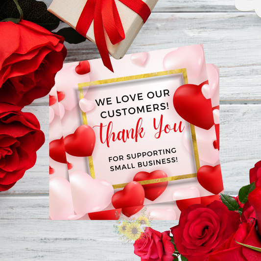 We Love Our Customers - Thank You for Supporting Small Business Cards