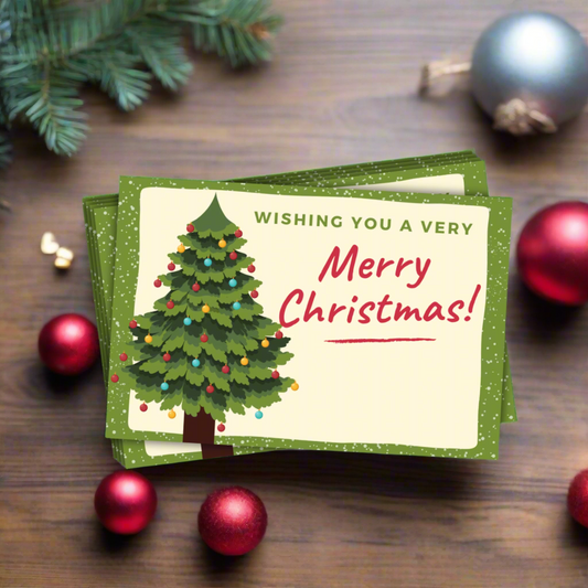 Wishing You A Very Merry Christmas Cards