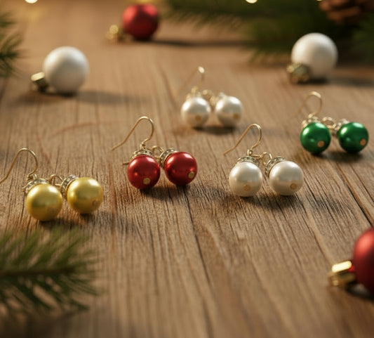 Rhinestone Ornament Dangle Earrings