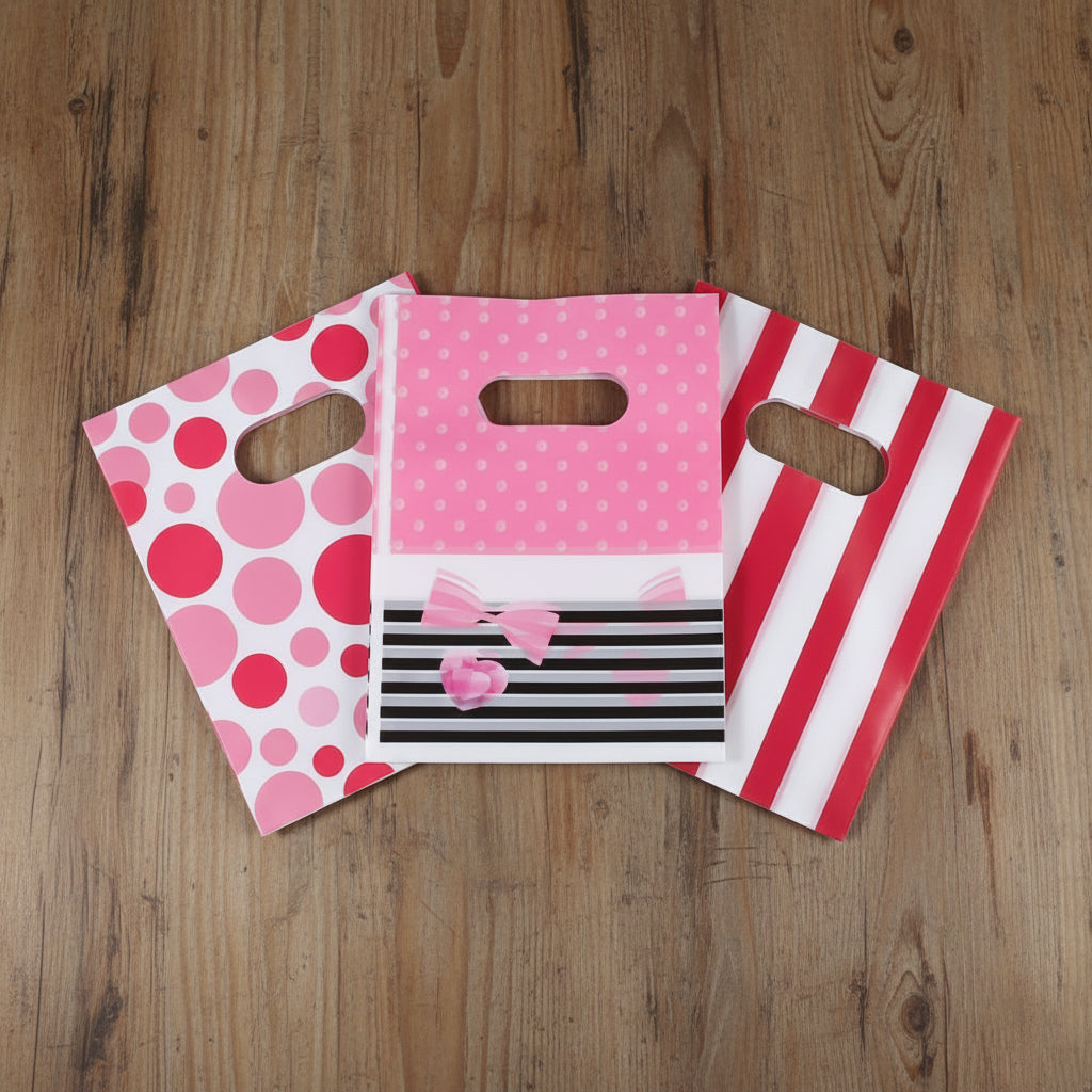 5" x 7.25" Assorted Bags with Handle, approx 300 piece