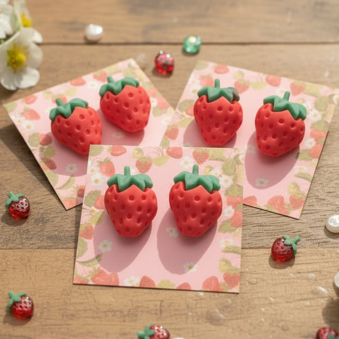 Strawberry Earrings (17mmx23mm)