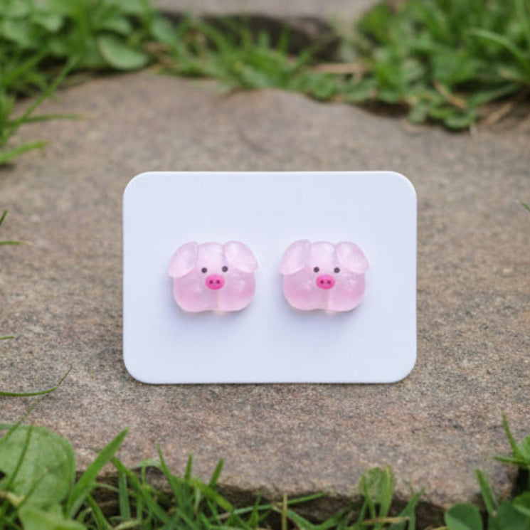 Pig Earrings (10.5mm)
