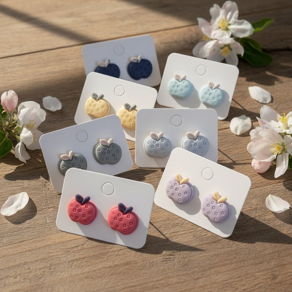 Apple Earrings (15mm)