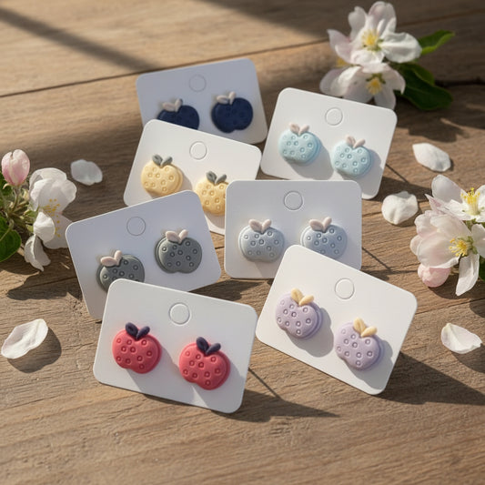 Apple Earrings (15mm)