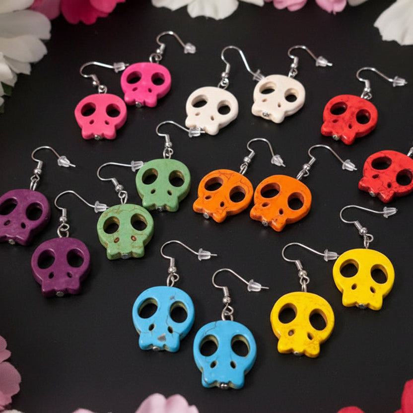 Skull Dangle Earrings