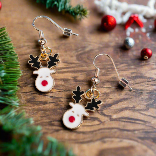 Reindeer Dangle Earrings