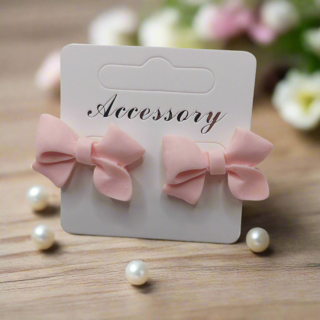 Pastel Bow Earrings
