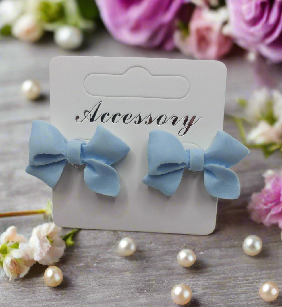 Pastel Bow Earrings