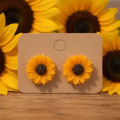 Sunflower Earrings (15mm)