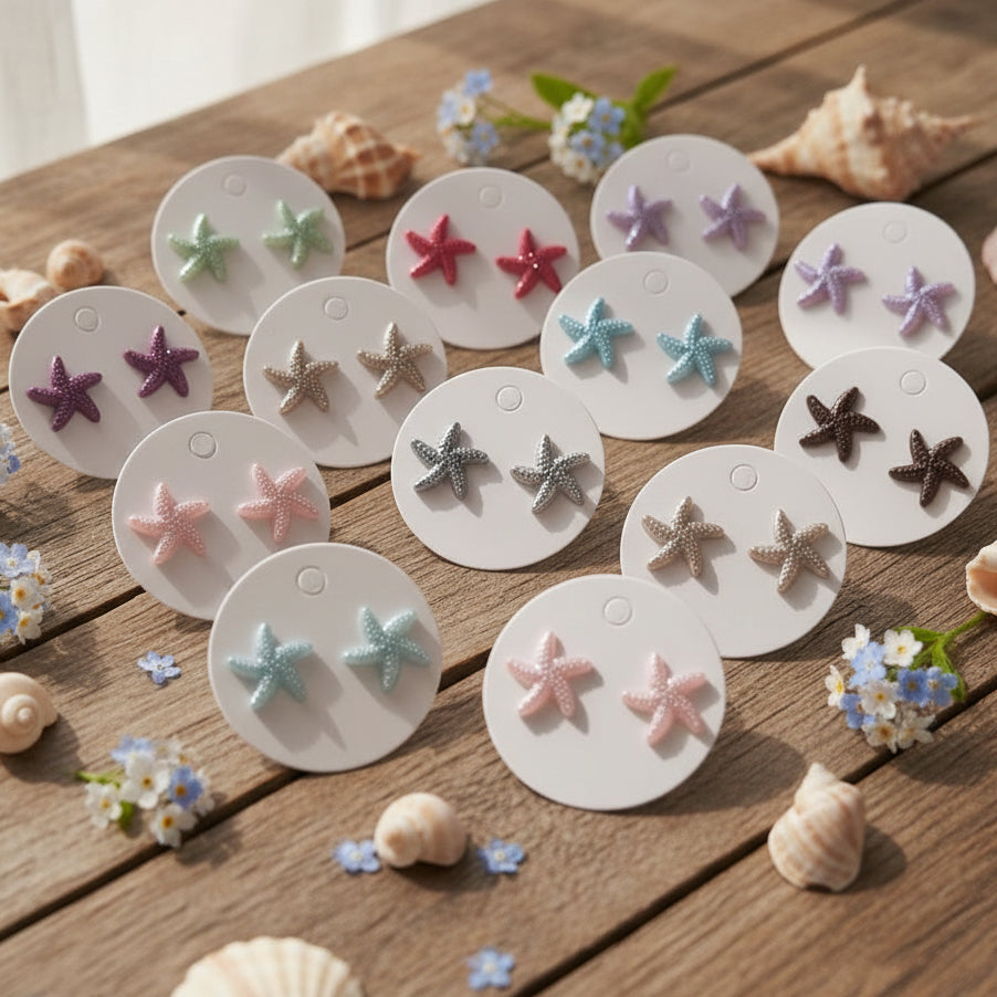 Starfish Earrings (18mm)