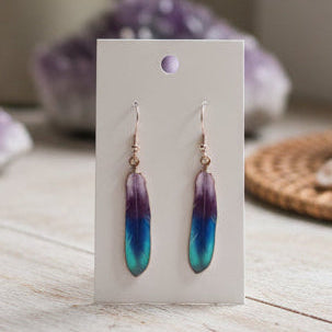 Feather Dangle Earrings