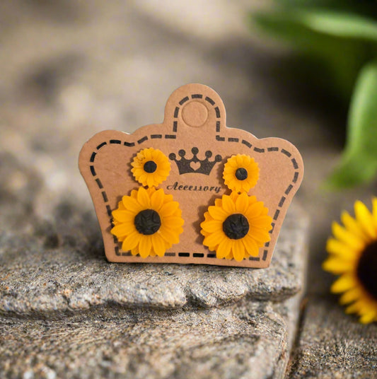 Sunflower Earring Set