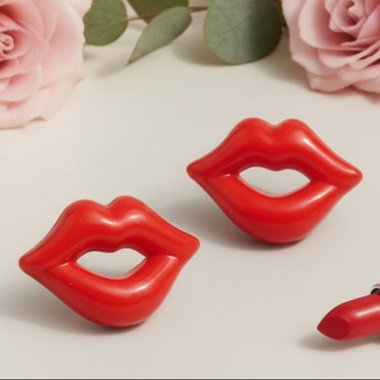 Lip Shaped Earrings